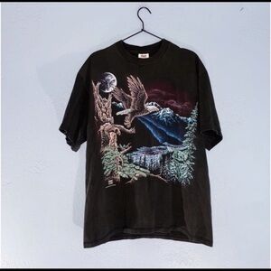 90s Stand Out NATURE TEE EAGLE XL